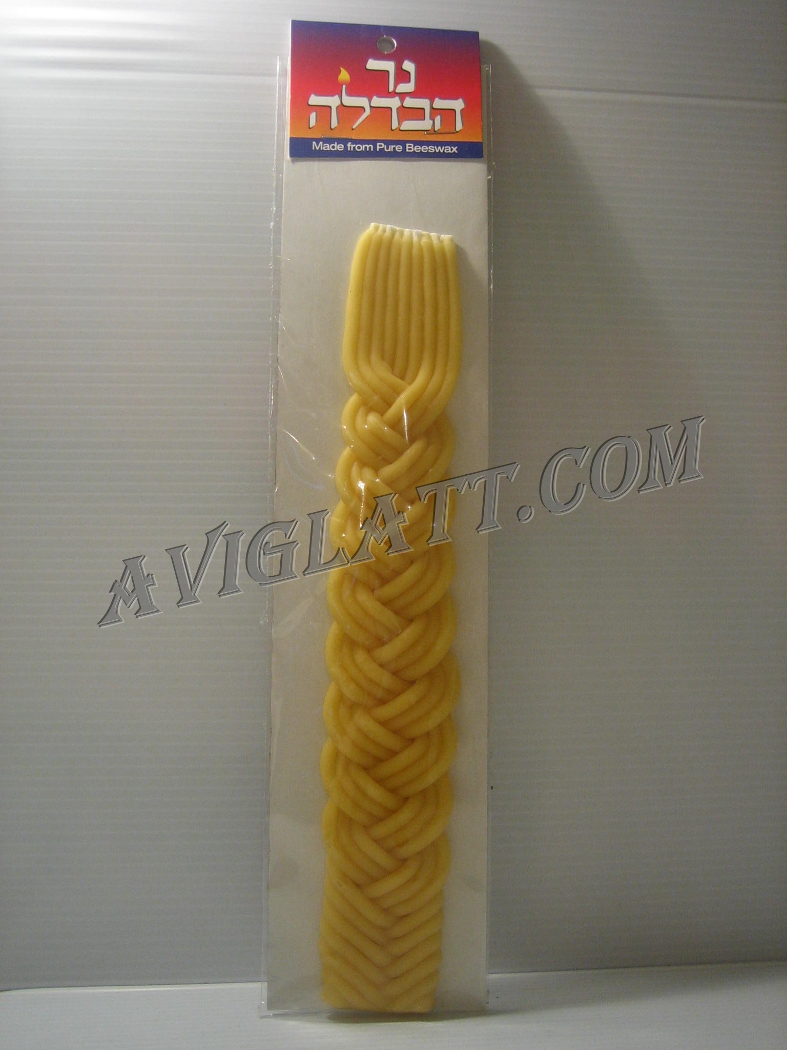 Yellow Braided Havdolah Candle