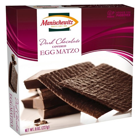 Manischewitz Dark Chocolate Coated Egg Matzo 8 oz