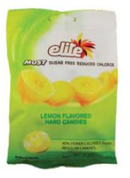 Elite Must Sugar Free Lemon Flavored Candy 2.82 oz
