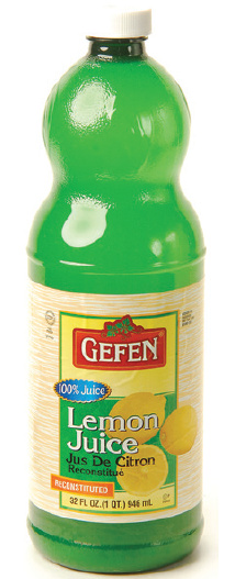 Gefen 100% Lemon Juice 32 oz