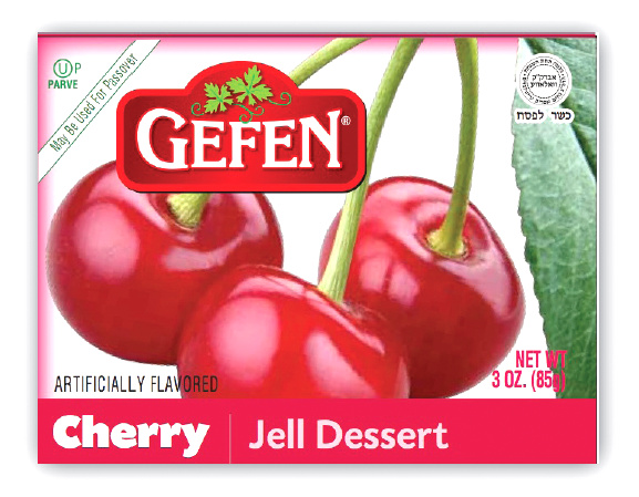 Gefen Cherry Jell Dessert 3 oz