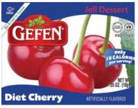 Gefen Diet Cherry Jell Dessert 0.35 oz