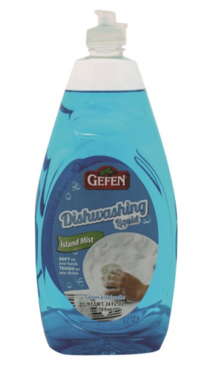 Gefen Dishwashing Detergent Blue Island Mist 24 oz