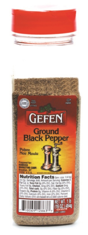 Gefen Ground Black Pepper 16 oz