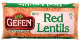 Gefen Red Lentils 16 oz