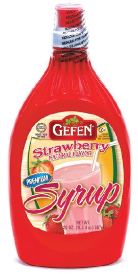 Gefen Strawberry Syrup 20 oz