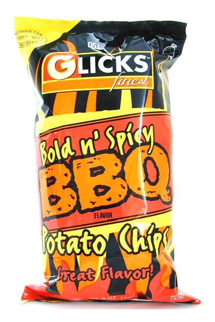 Glick';s Bold N Spicy BBQ Potato Chips 6 oz