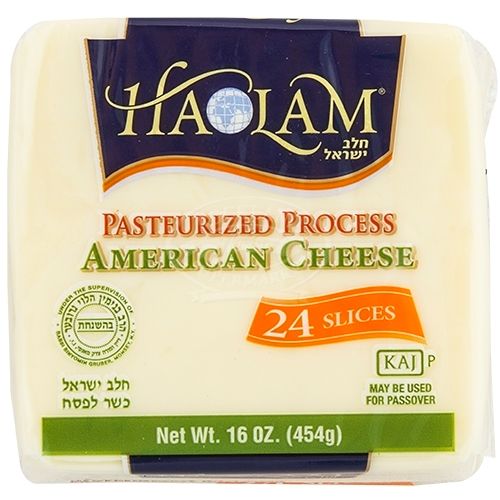 Haolam American Cheese White 24 Slices 16 oz