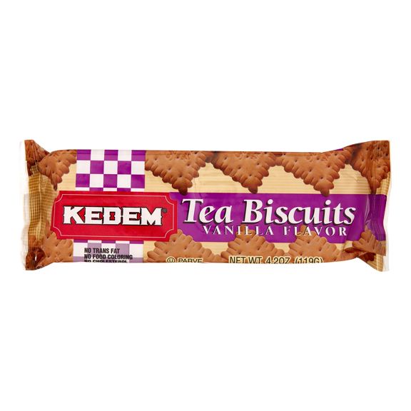 Kedem Tea Biscuits Vanilla Flavor 4.2 oz