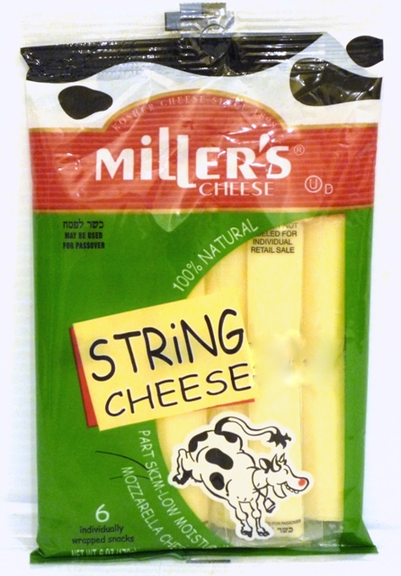 Miller's String Cheese 6ct 6 oz