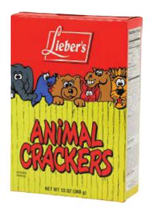 Lieber's Animal Crackers 13 oz