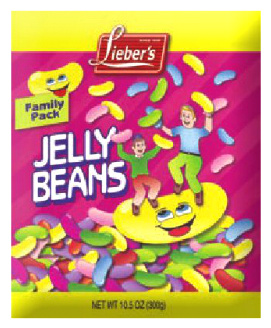 Lieber's Family Pack Jelly Beans 12 Pack 25 gr.