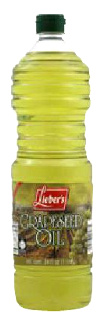Lieber's Grapeseed Oil (Plastic) 34 oz