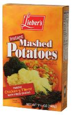 Lieber';s Instant Mashed Potatoes Chicken Flavor with Fried Onions 5.75 oz