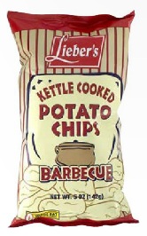 Lieber's Kettle Cooked BBQ Potato Chips 5 oz