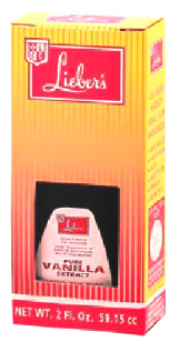Lieber's Pure Vanilla Extract 2 oz