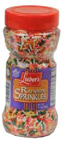 Lieber's Rainbow Sprinkles 10 oz