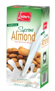 Lieber's Supreme Almond Milk Vanilla 32 oz