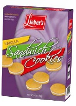 Lieber's Vanilla Sandwich Cookies 6 oz