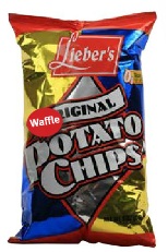 Lieber's Waffle Original Potato Chips 5 oz