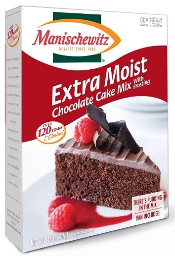 Manischewitz Extra Moist Chocolate Cake Mix with Frosting 14 oz