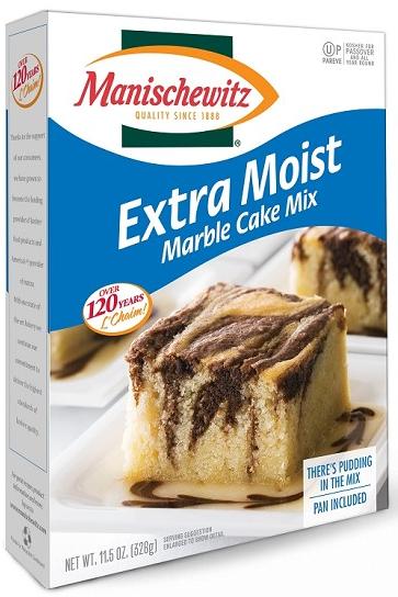 Manischewitz Extra Moist Marble Cake Mix 11.5 oz