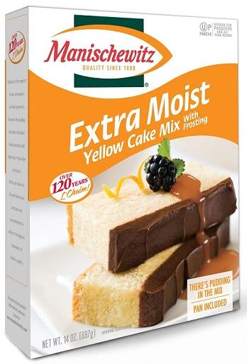 Manischewitz Extra Moist Yellow Cake Mix with Frosting 14 oz