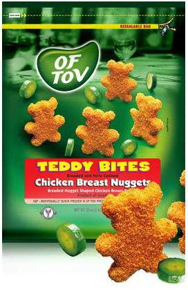 Of Tov Teddy Bear Chicken Breast Nuggets 32 oz