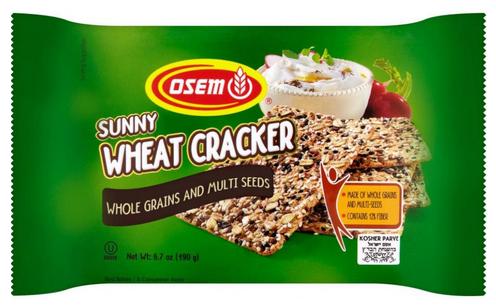 Osem Sunny Whole Grain and Multi Seeds Crackers 8.8 oz