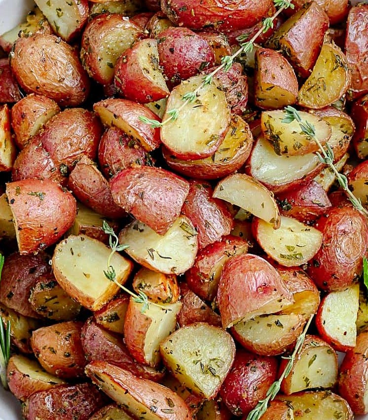 Roasted Red Baby Potatoes Serve 6 to 8 People