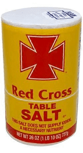 Red Cross Plain Table Salt 26 oz