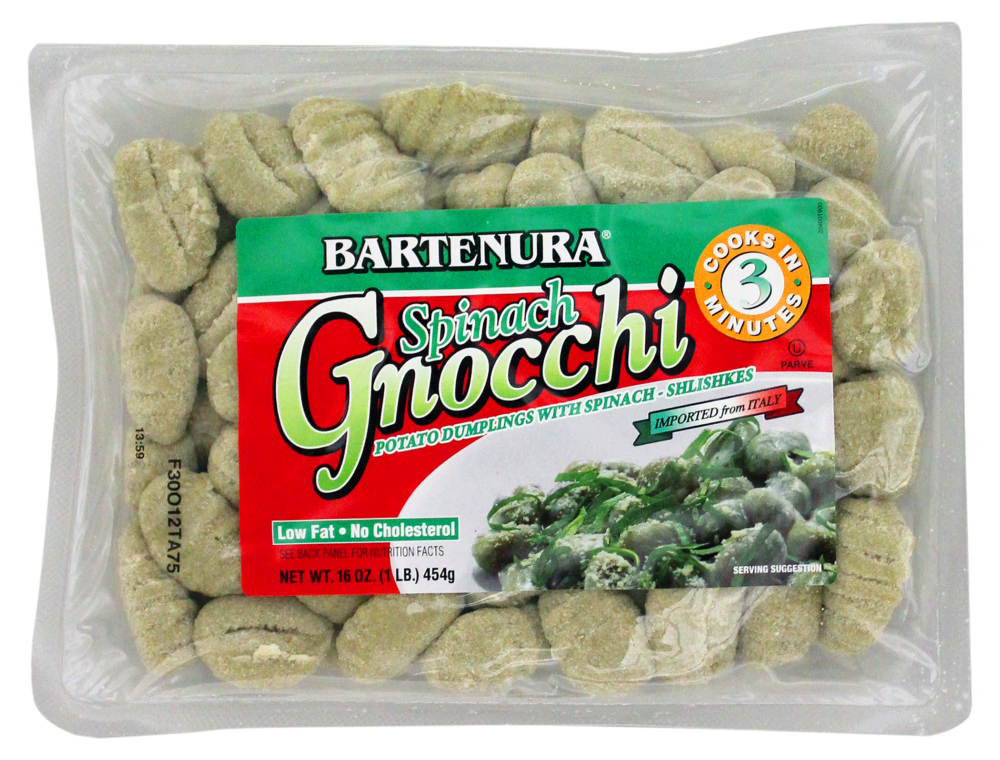 Bartenura Potato Gnocchi With Spinach 16 oz