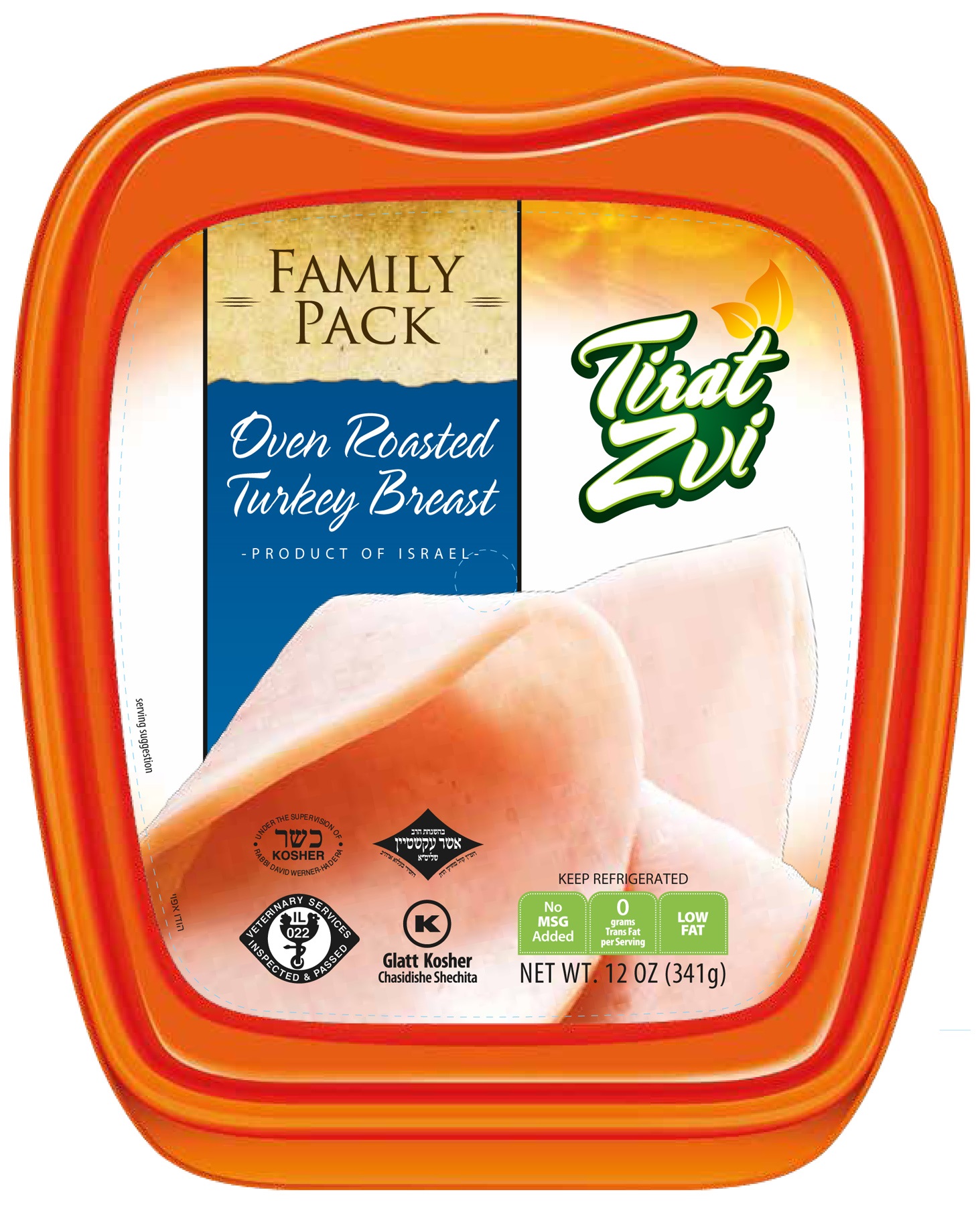 Tirat Zvi Family Pack Oven Roasted Turkey Breast 12 oz