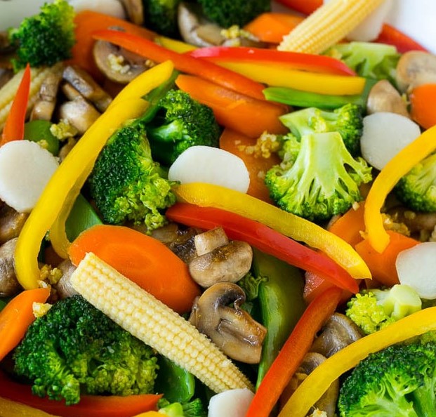 Vegetable Stir Fry Serve 6 to 8 People