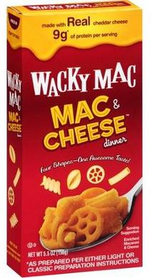 Wacky Mac Macaroni & Cheese Dinner 5.5 oz