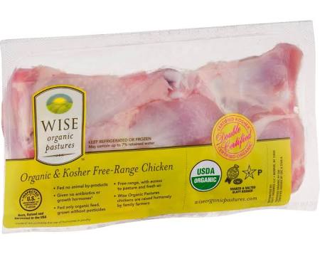 Wise Organic Chicken Drumsticks 1.25 to 1.75 Pounds