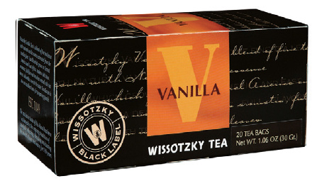 Wissotzky Black Label Vanilla 20 Bags - 1.06 oz
