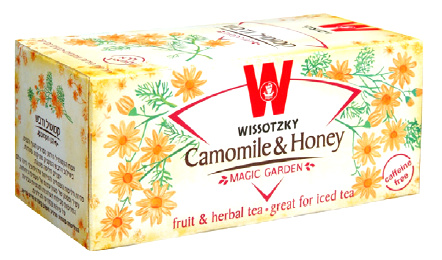 Wissotzky Chamomile Honey Herbal Tea 20 Bags - 1.06 oz