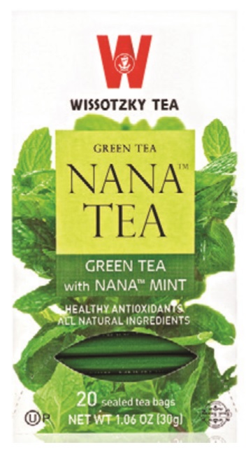 Wissotzky Green Tea with Nana Mint 20 Bags - 1.32 oz