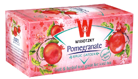 Wissotzky Pomegranate Herbal Tea 20 Bags - 1.76 oz