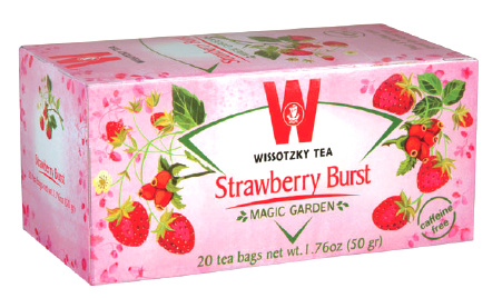 Wissotzky Strawberry Burst Herbal Tea 20 Bags - 1.76 oz