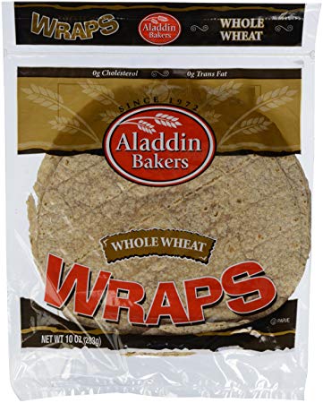 Aladdin Baker’s Plain Whole Wheat Wrap 10 oz