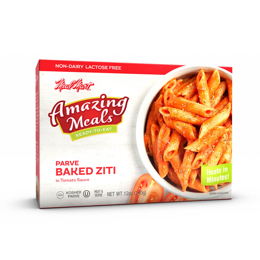 Meal Mart Amazing Meals Parve Baked Ziti in Tomato Sauce 12 oz